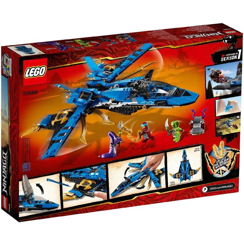 ぷるそ Lego Ninjago O Jato Storm Fighter De Jay Com 490 Peças 70668